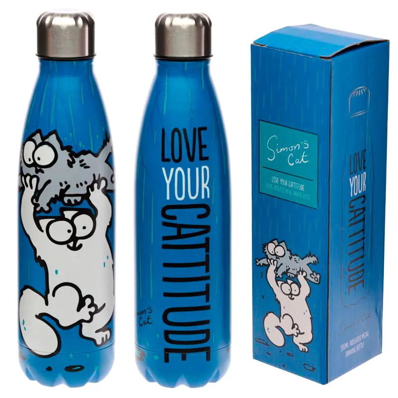 Simons Cat stainless steel bottle 500ml product photo