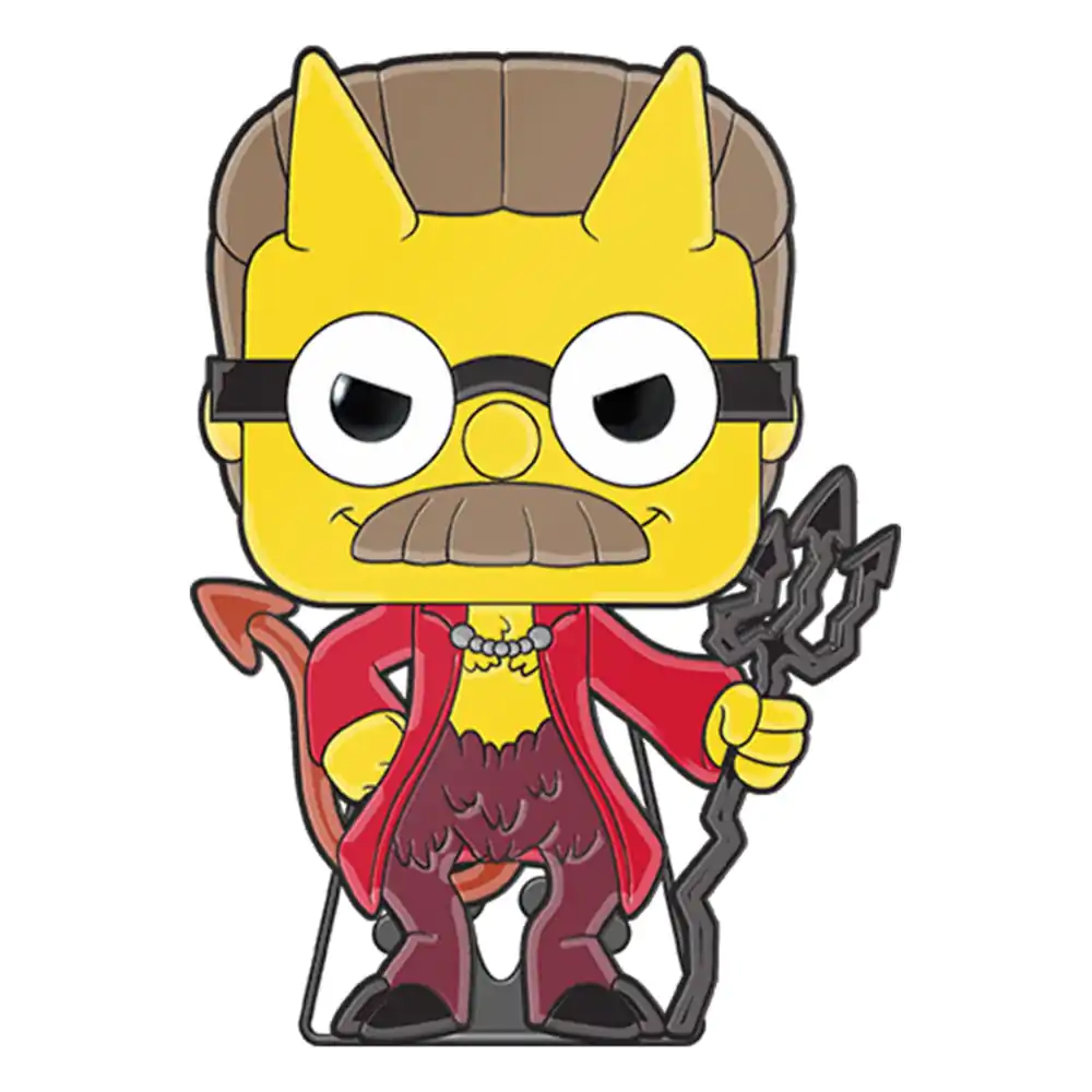 Simpsons Horror Loungefly POP! Enamel Pin Devil Flanders 10 cm termékfotó