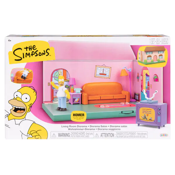 Simpsons Mini Figure Playset Living Room termékfotó