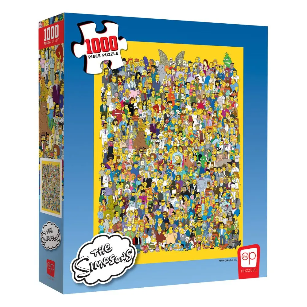 Simpsons Jigsaw Puzzle Cast of Thousands (1000 pieces) product photo