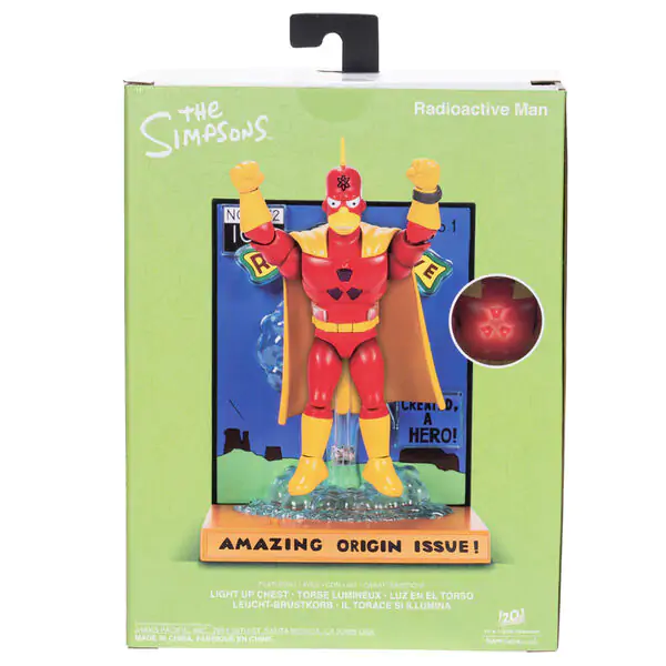 Simpsons Premium Action Figure Radioactive Man 13 cm termékfotó