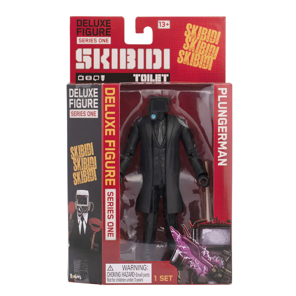 Skibidi Toilet Dark Plungerman figure 16cm product photo