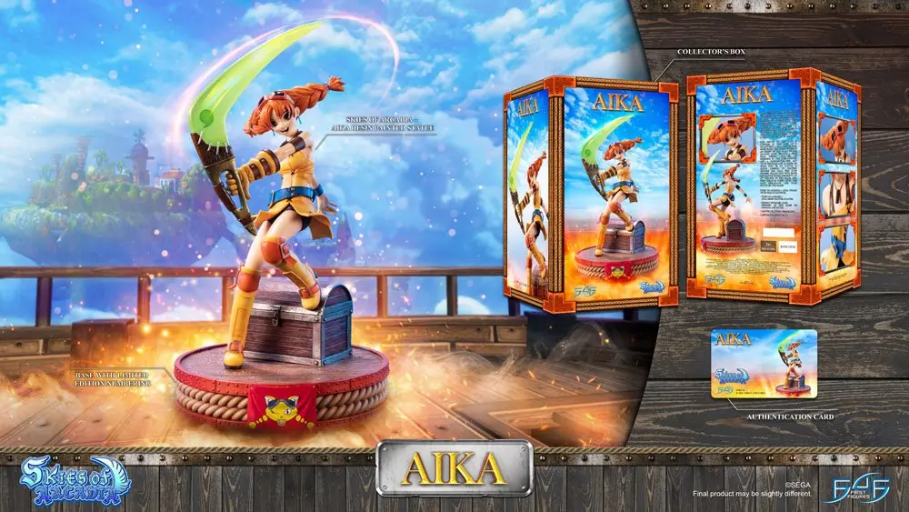 Skies of Arcadia Statue Aika 38 cm product photo