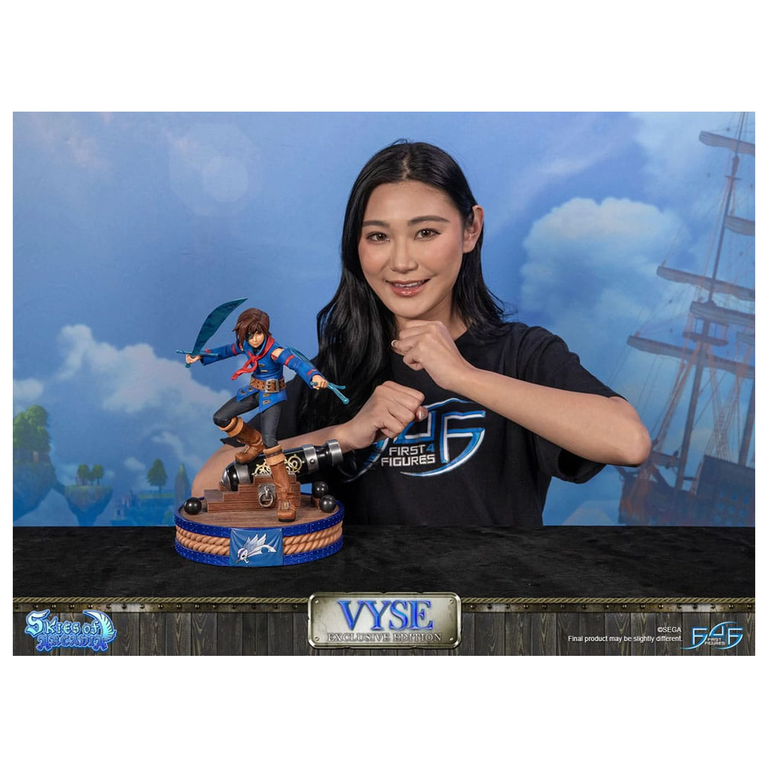 Skies of Arcadia Statue Vyse Exclusive Edition 31 cm product photo