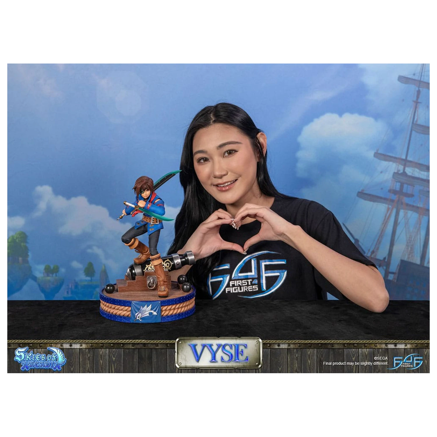 Skies of Arcadia Statue Vyse Standard Edition 31 cm product photo
