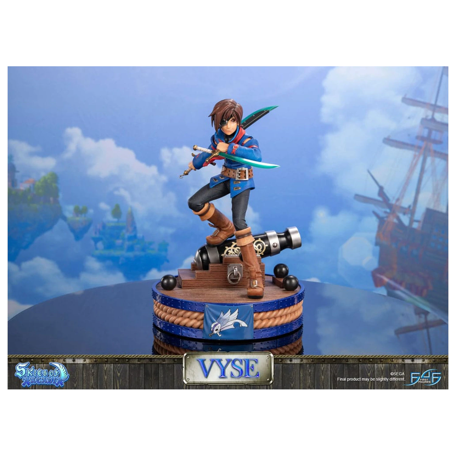 Skies of Arcadia Statue Vyse Standard Edition 31 cm product photo