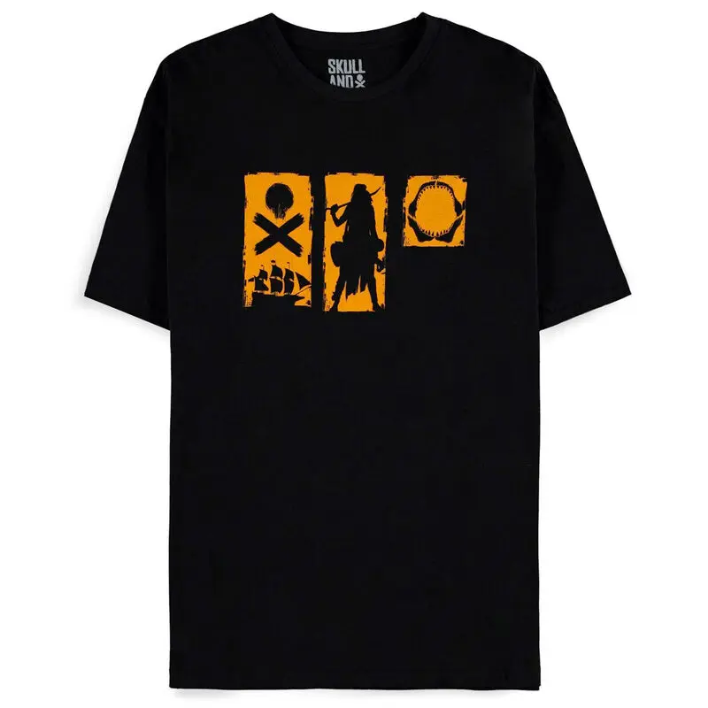 Skull &amp; Bones Pirate Icons t-shirt product photo