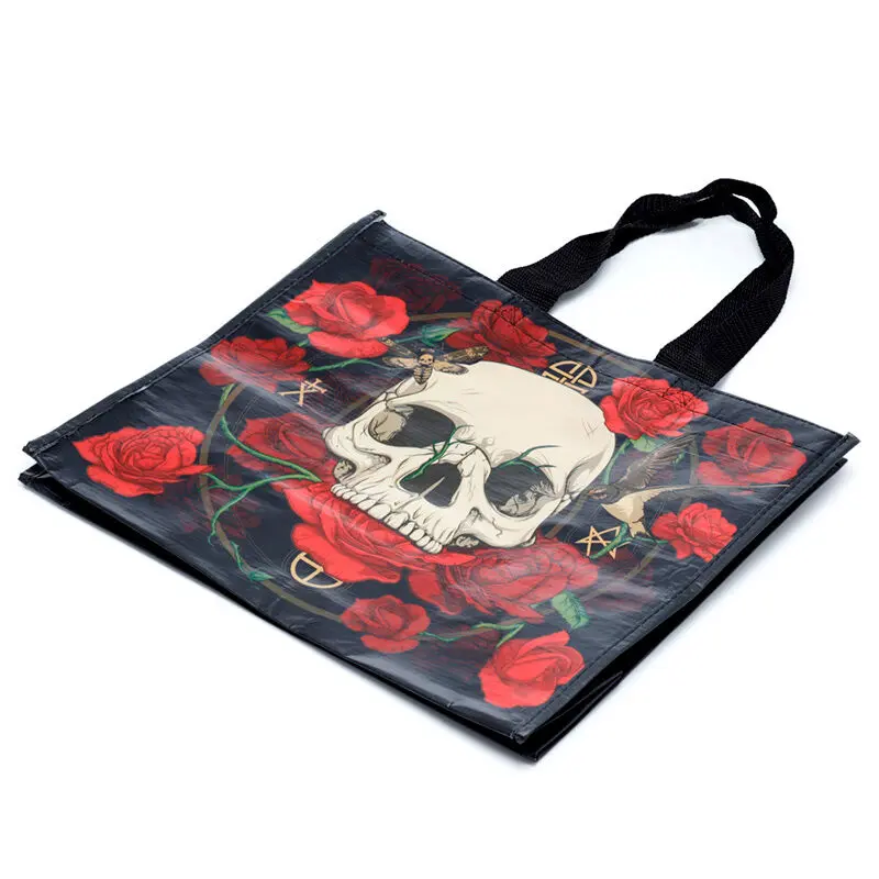 Skull and Roses shopping bag product photo