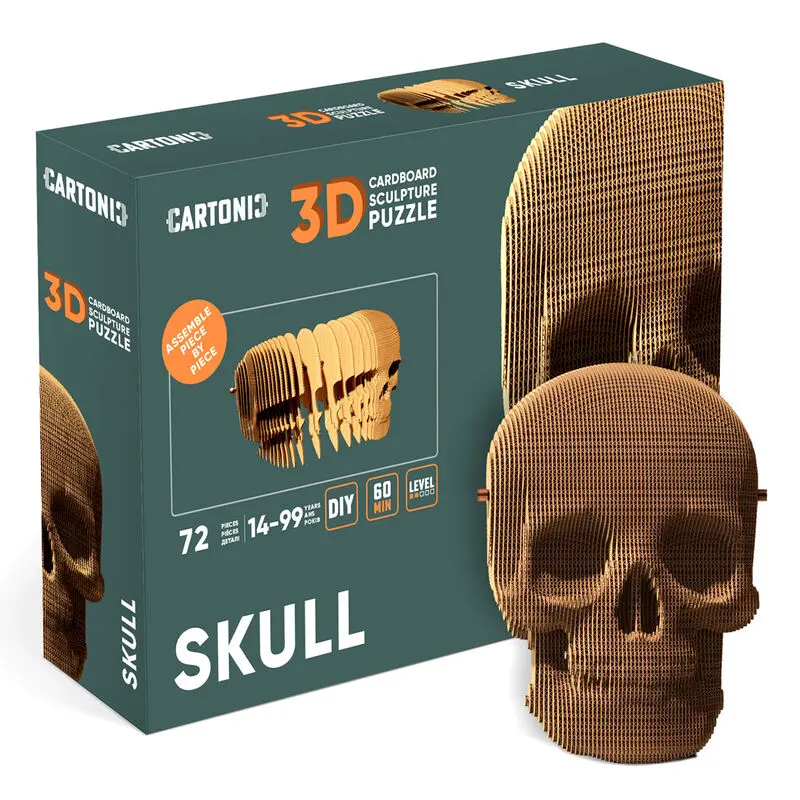 Skull cartonic 3D puzzle 72pcs product photo