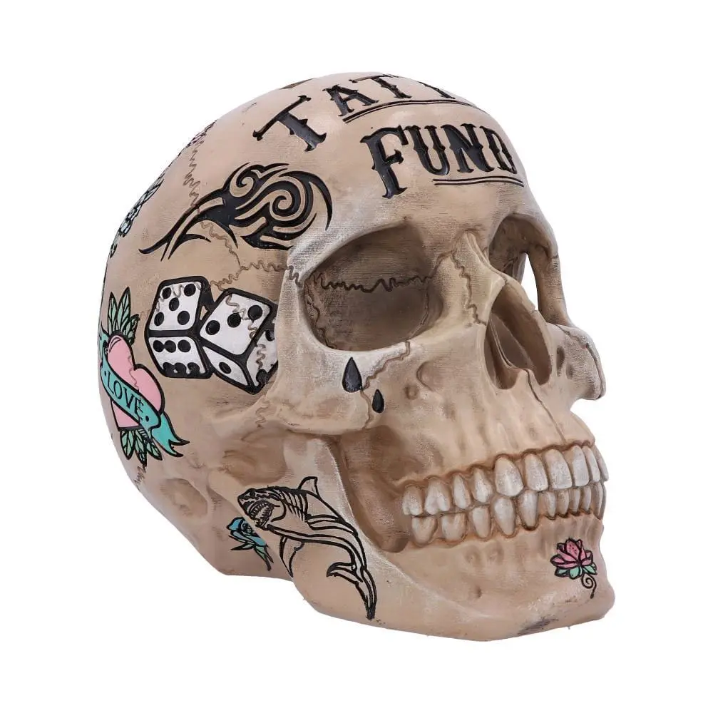 Coin Bank Skull Tattoo Fund termékfotó