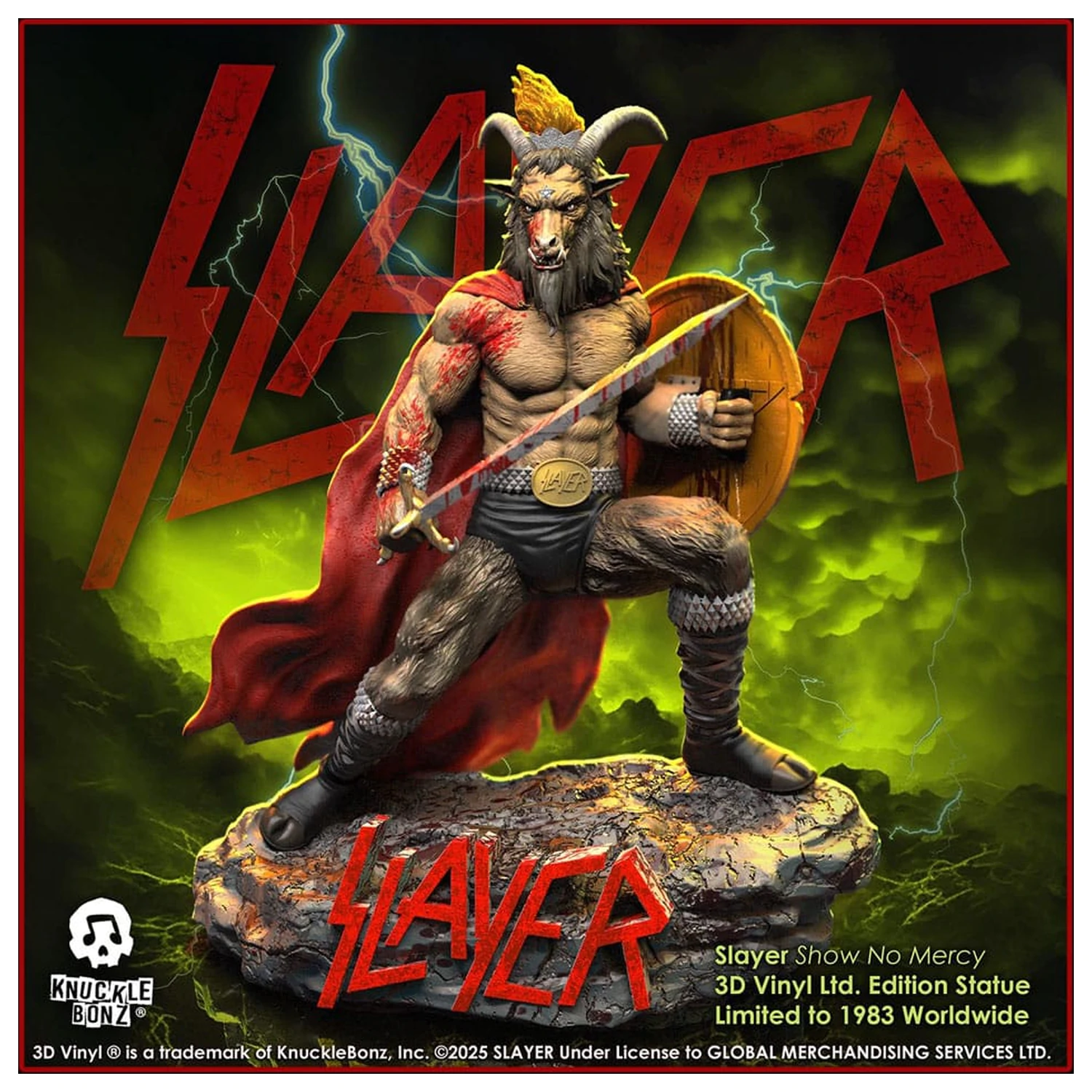 Slayer 3D Vinyl Statue Show No Mercy Minotaur 22 cm product photo