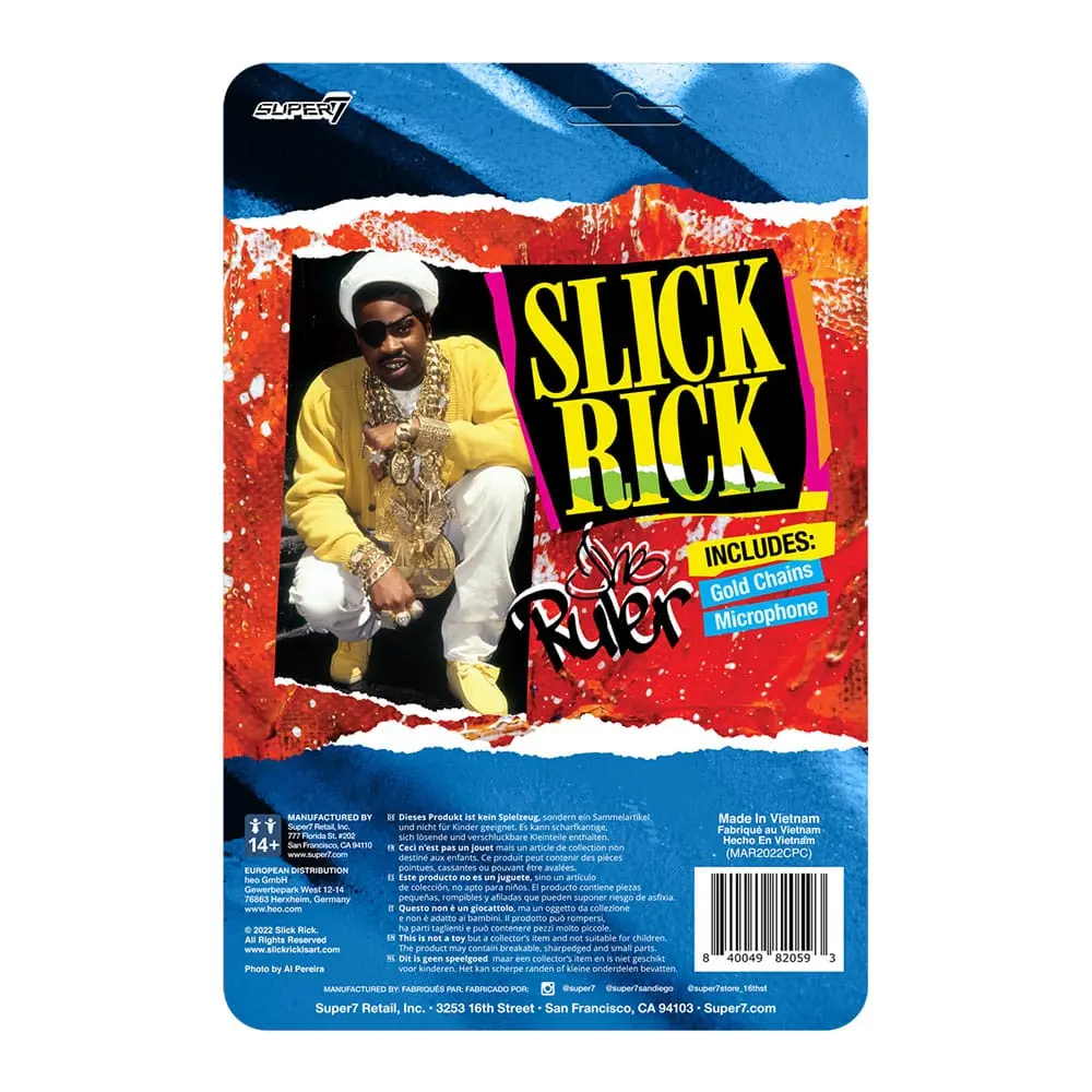 Slick Rick ReAction Action Figure Slick Rick Ruler 10 cm product photo