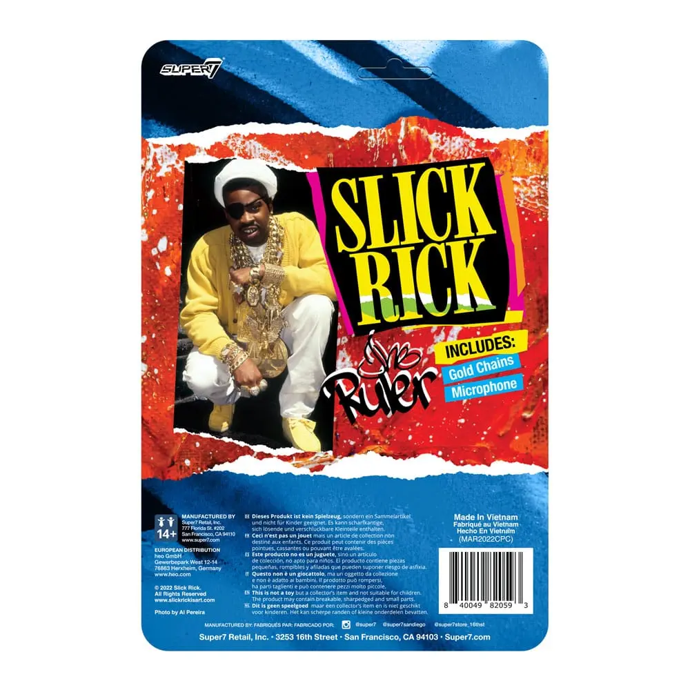 Slick Rick ReAction Action Figure Slick Rick Ruler 10 cm product photo