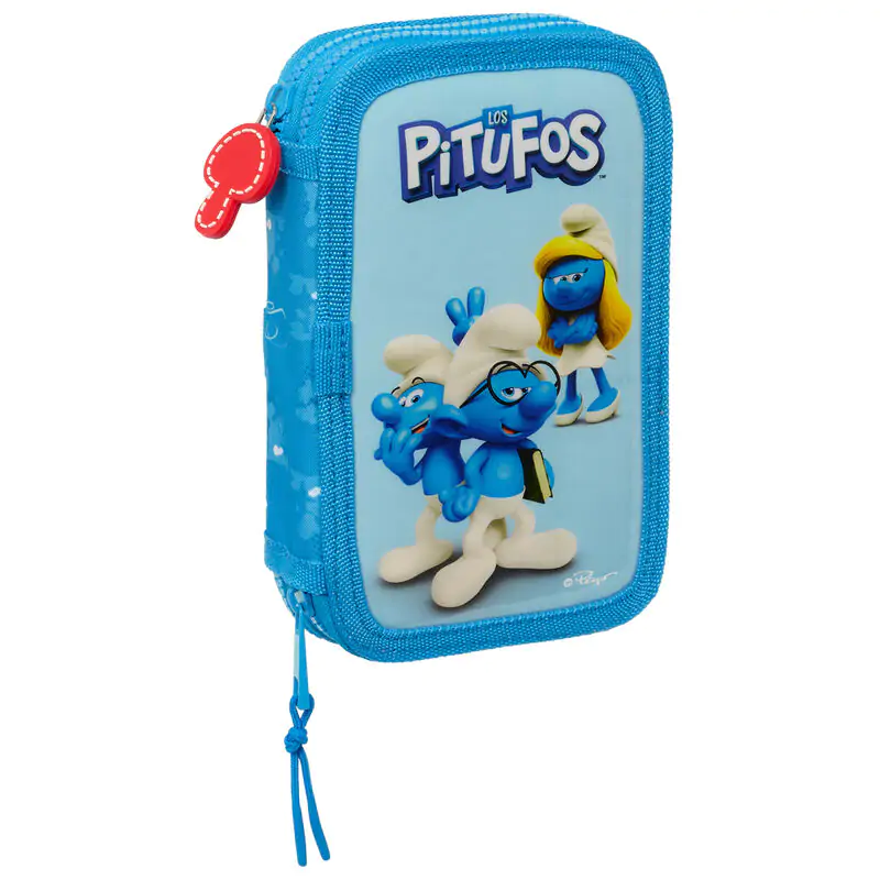Smurfs double pencil case 28pcs product photo