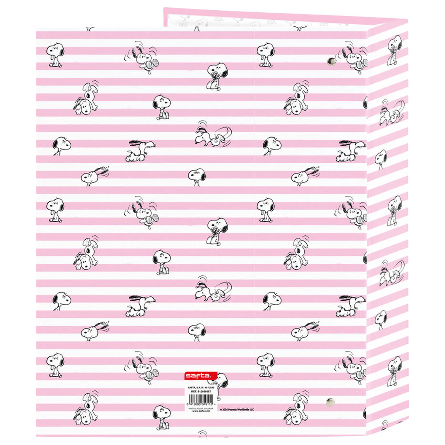 Snoopy A4 cardboard 4 rings binder product photo