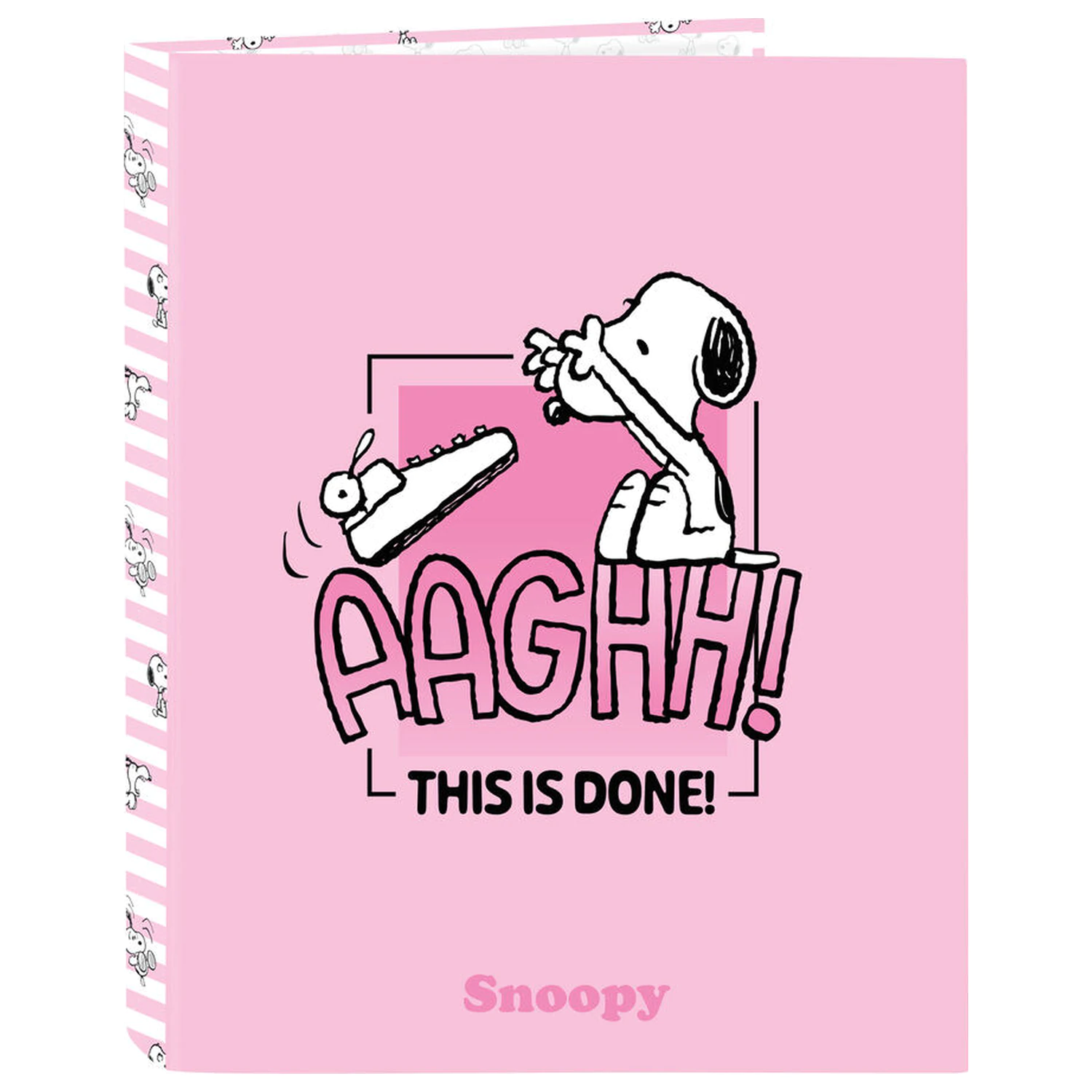 Snoopy A4 cardboard 4 rings binder product photo