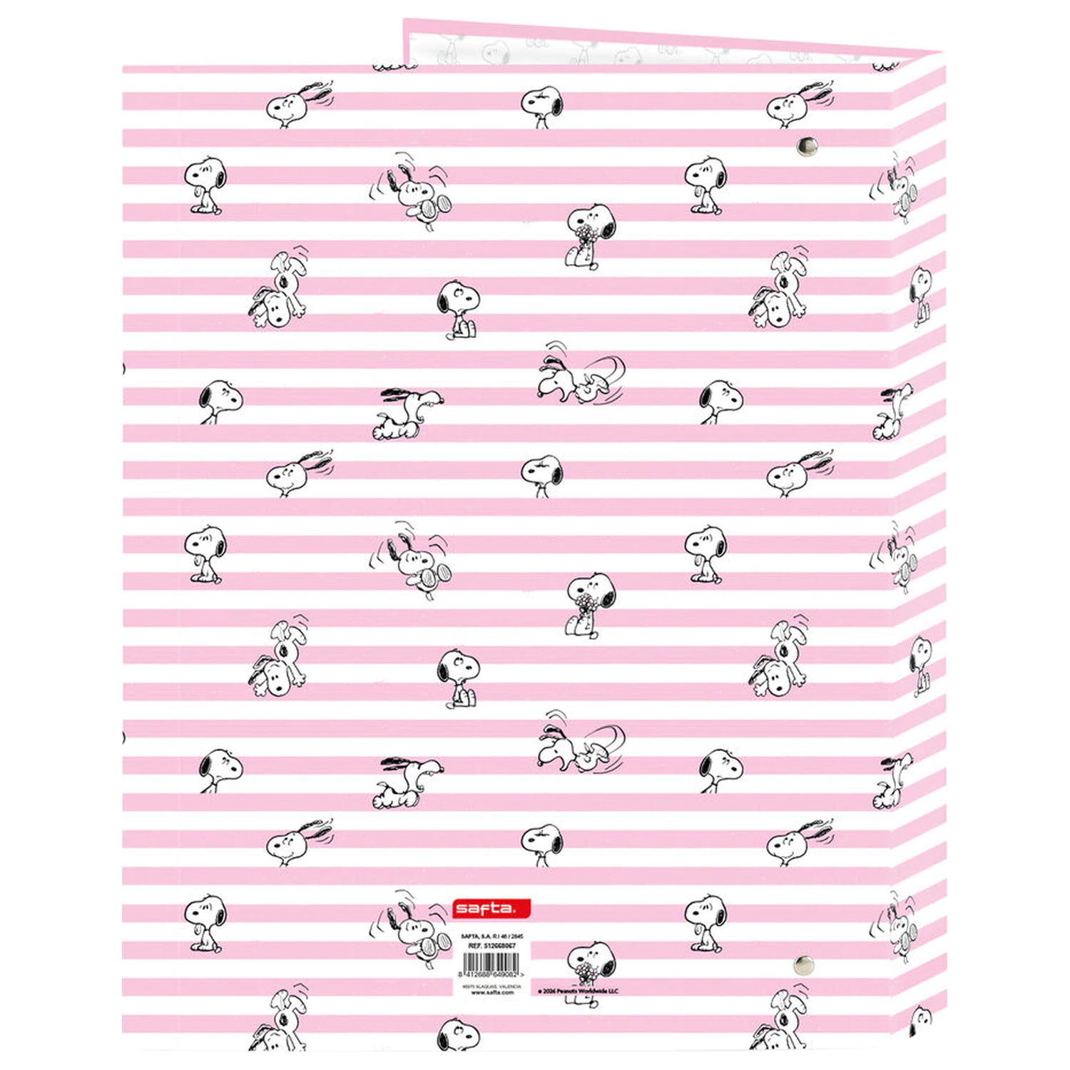 Snoopy A4 cardboard 4 rings binder product photo