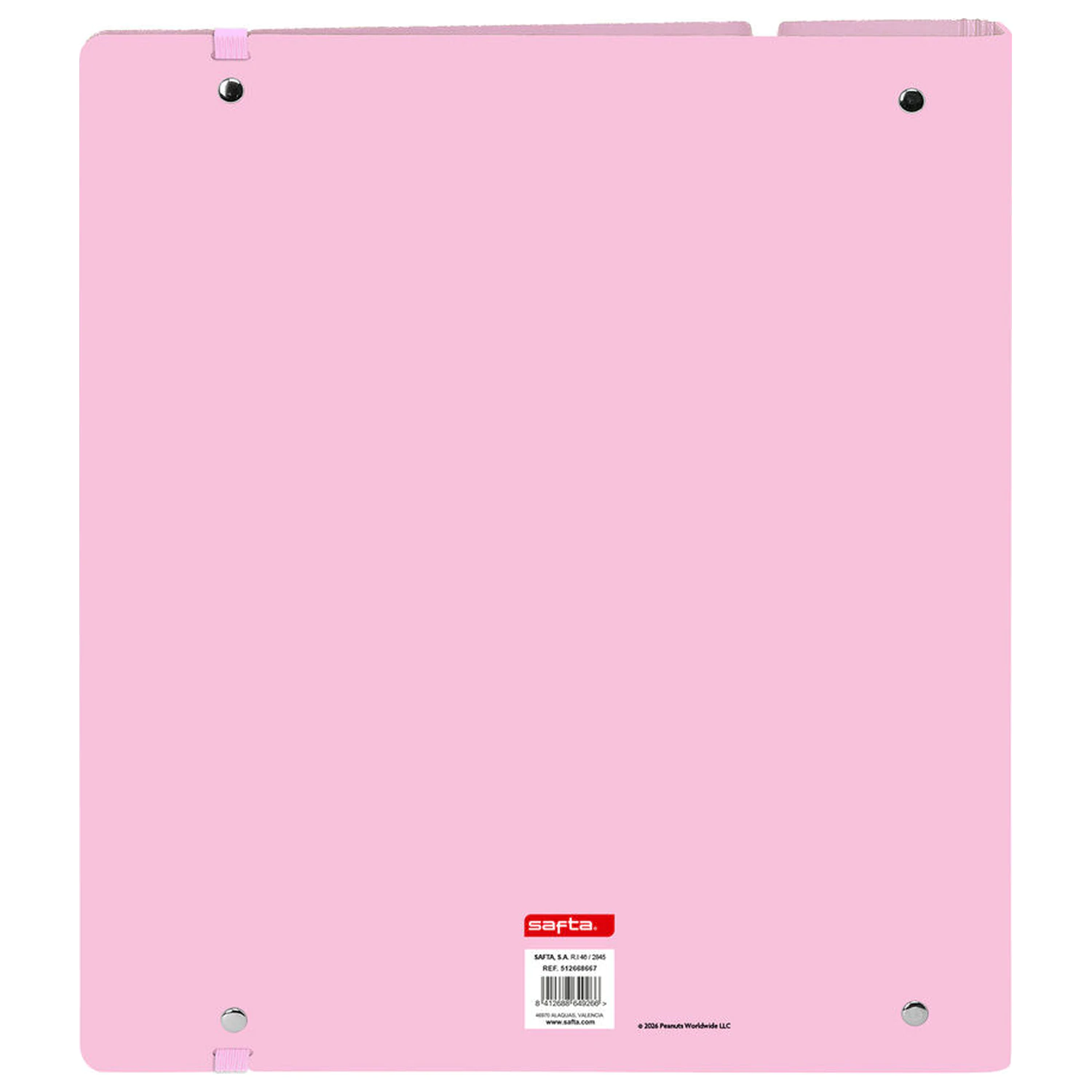 Snoopy A4 cardboard 4 rings binder with sheets product photo