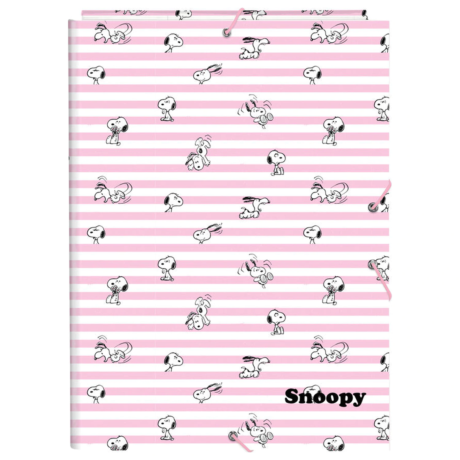 Snoopy A4 cardboard binder with flaps product photo