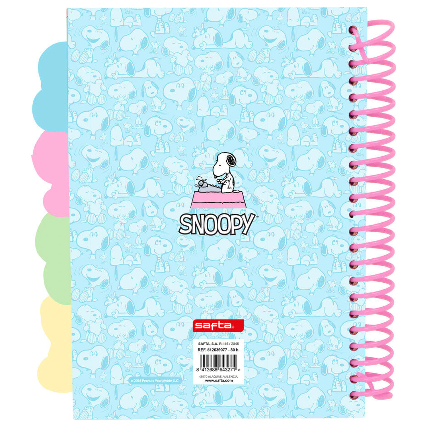 Snoopy A5 notebook product photo