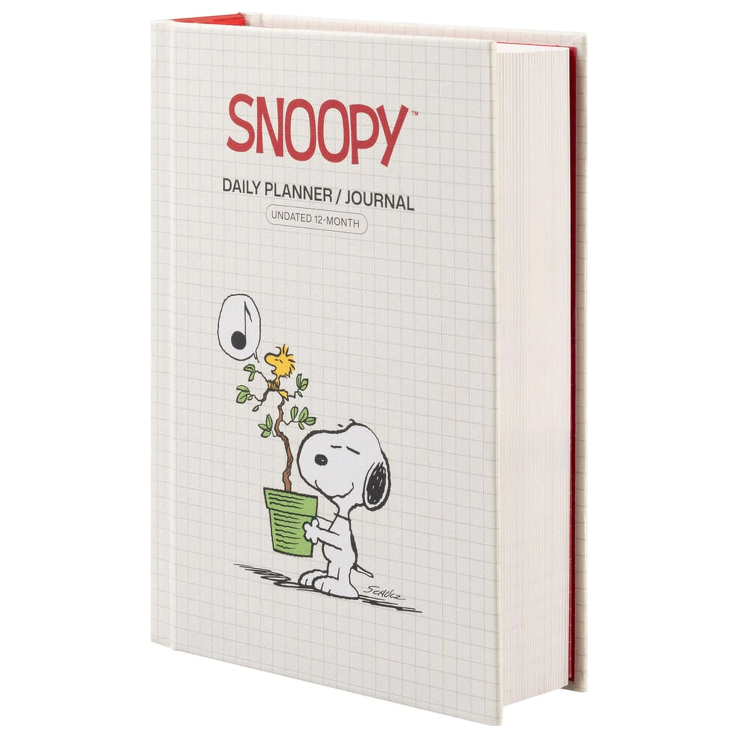 Snoopy A6 undated daily planner product photo