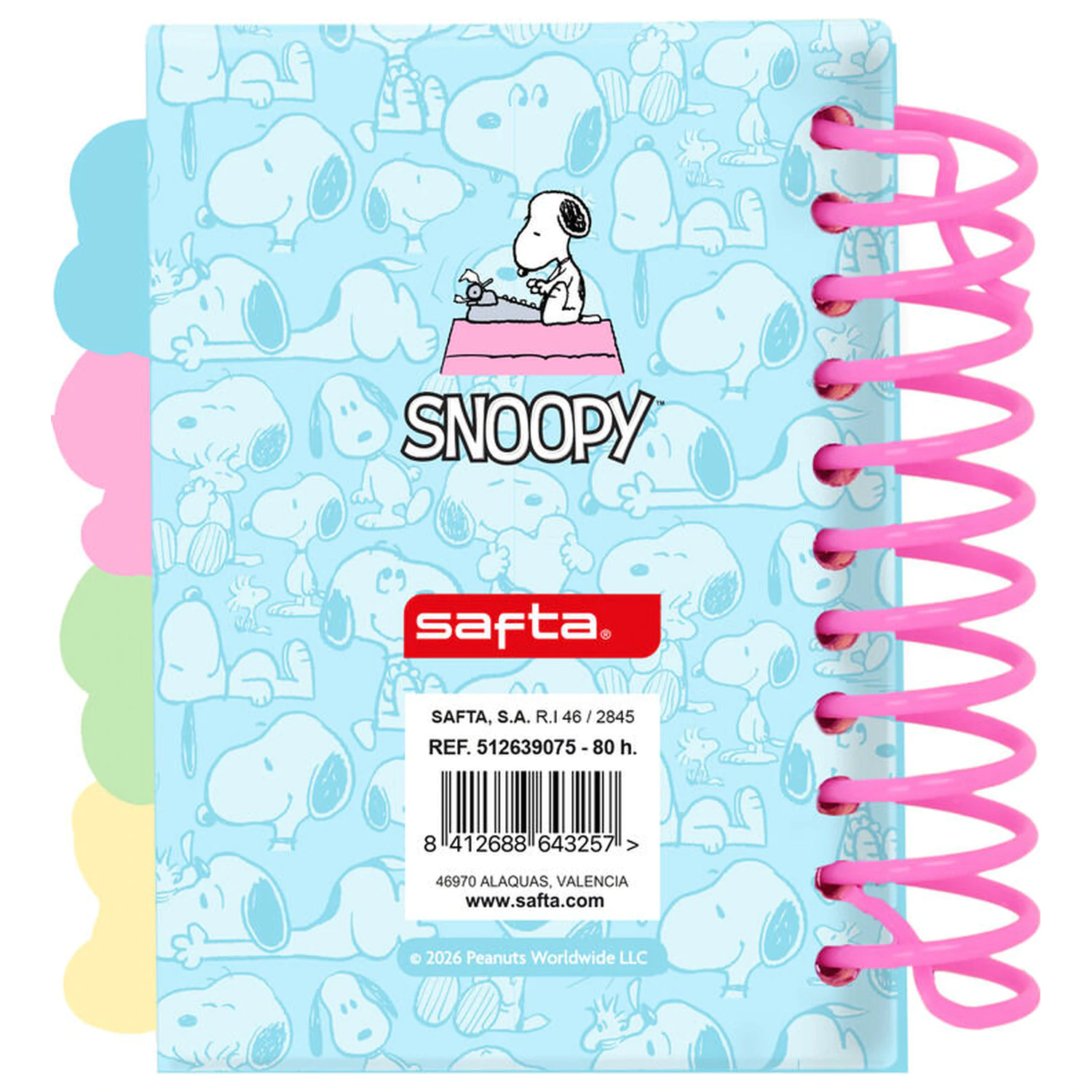 Snoopy A7 notebook product photo