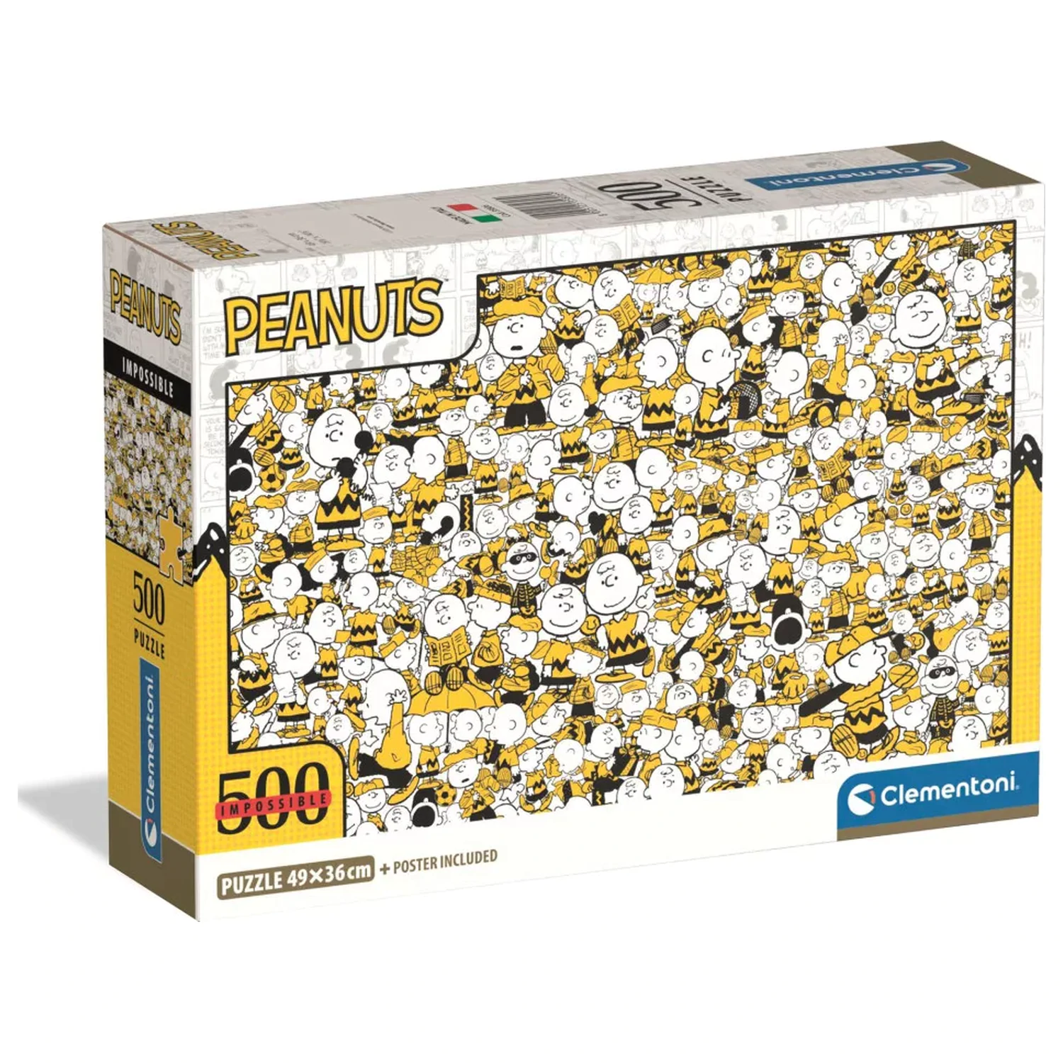 Snoopy Crowd Chaos 500 Piece Compact Jigsaw Puzzle product photo