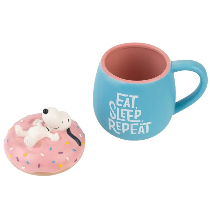 Snoopy Eat Sleep Repeat 3D mug 500ml product photo