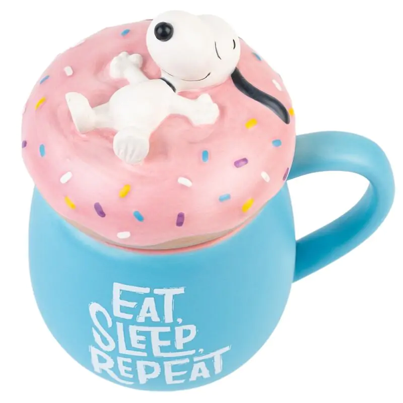 Snoopy Eat Sleep Repeat 3D mug 500ml product photo