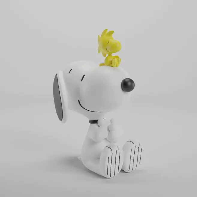 Snoopy lamp product photo