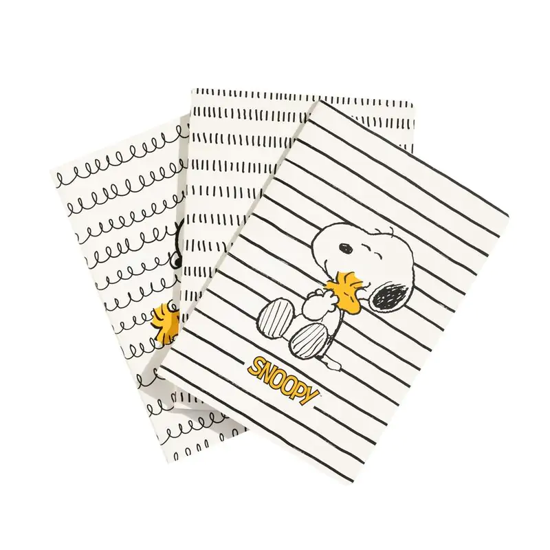 Snoopy Lazy Days pack 3 A5 notebooks product photo