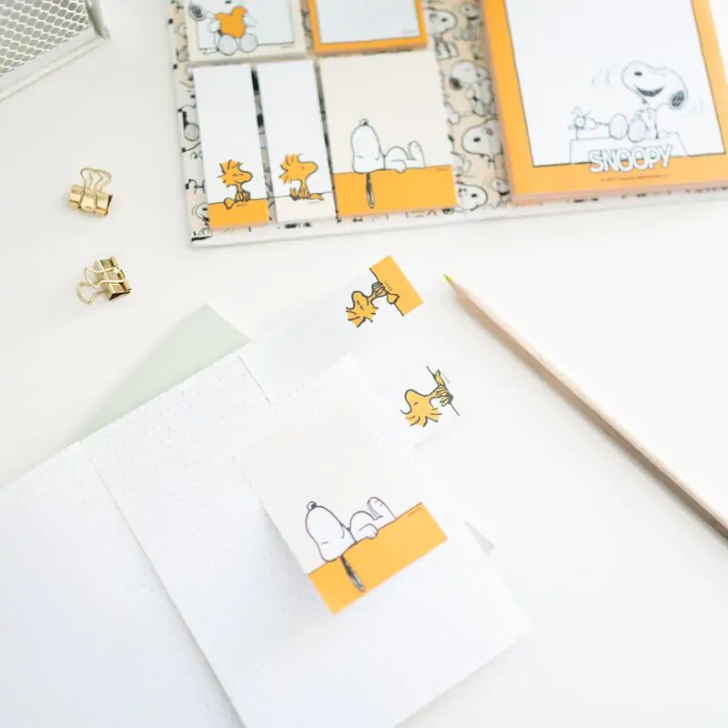 Snoopy Lazy Days Sticky notes notebook product photo