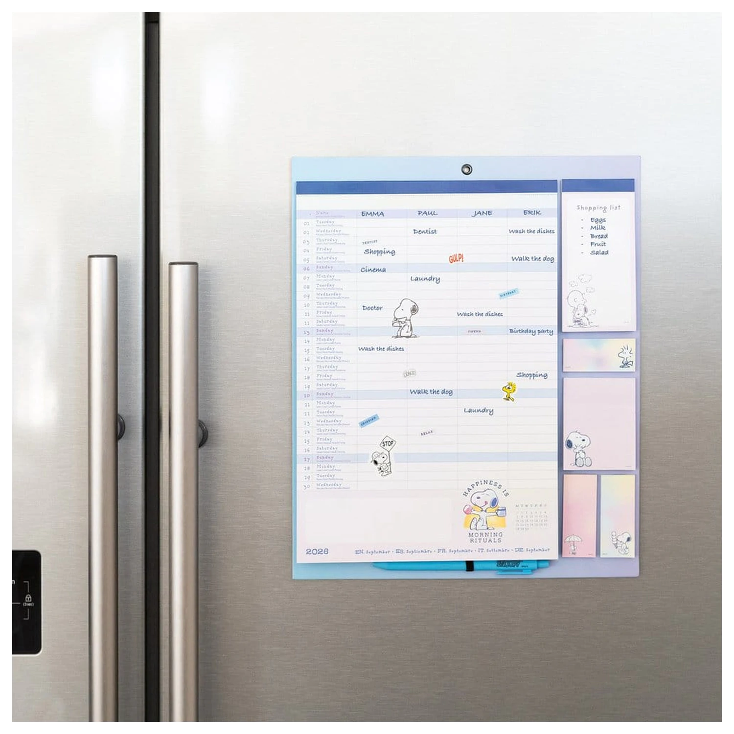Snoopy Magnetic Planner 2026/27 30 x 35 cm product photo