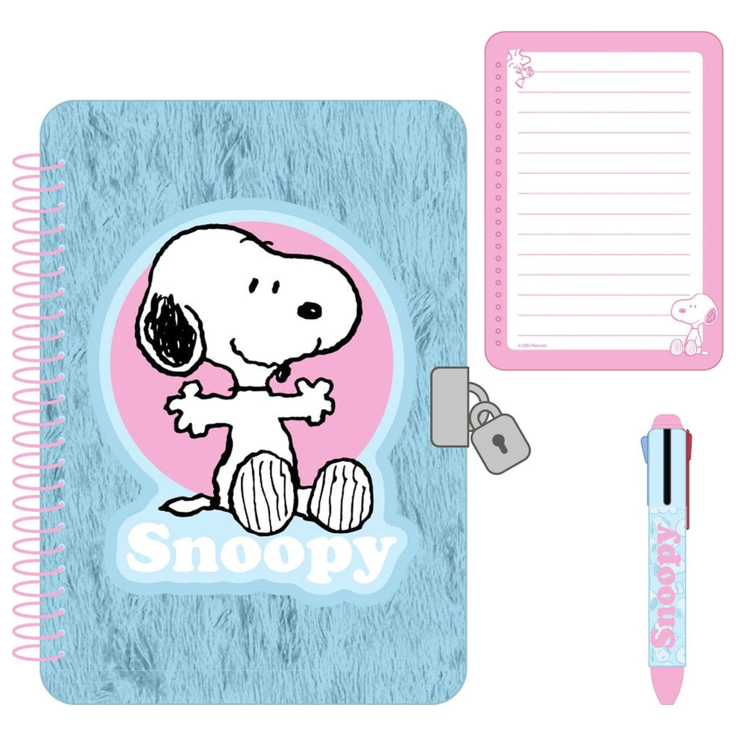 Snoopy Penauts Diary + 4-colour pen product photo
