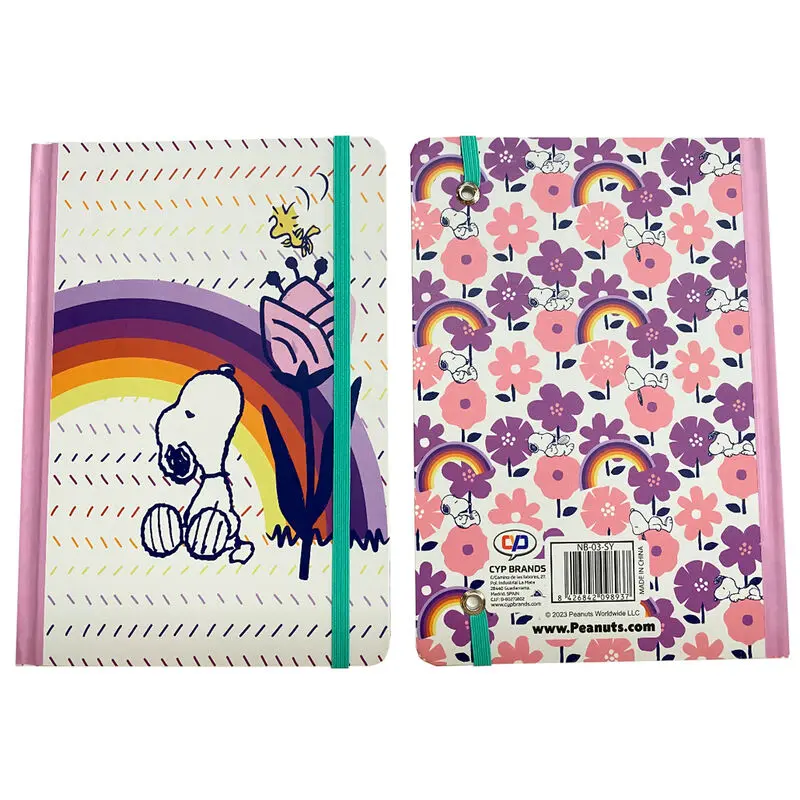 Snoopy Rainbow A5 notebook termékfotó