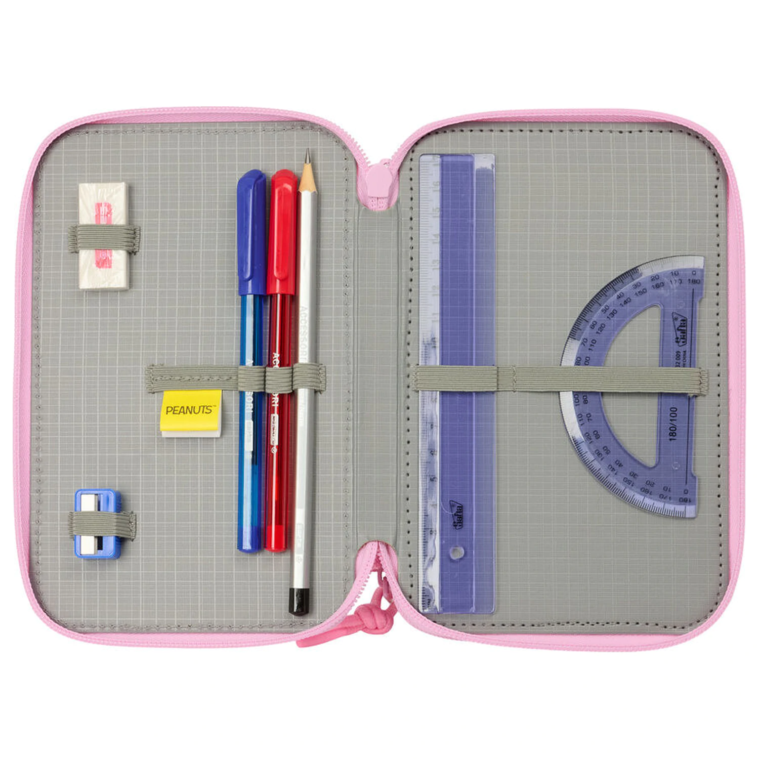Snoopy triple pencil case 37pcs product photo