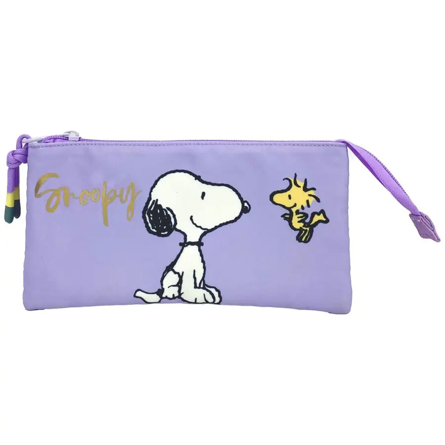 Snoopy triple pencil case product photo
