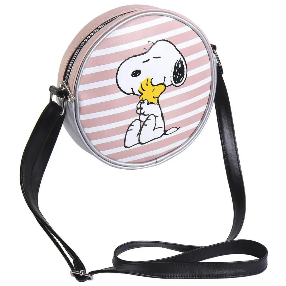 Peanuts Faux Leather Handbag Snoopy &amp; Woodstock product photo