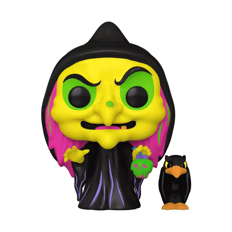 Snow White Funko POP & Buddy! Animation Vinyl Figure Disguised Evil Queen with Raven (Black Light) Exclusive 9 cm product photo