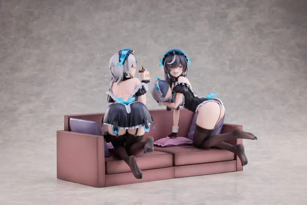 Snowbreak Containment Zone PVC Statues 2-Pack 1/6 Cherno &amp; Meursault Apprentice Maid Ver. Deluxe Edition 19 cm product photo