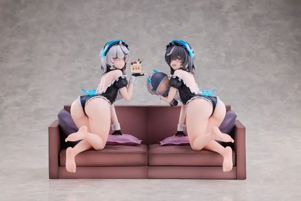 Snowbreak Containment Zone PVC Statues 2-Pack 1/6 Cherno &amp; Meursault Apprentice Maid Ver. Deluxe Edition 19 cm product photo