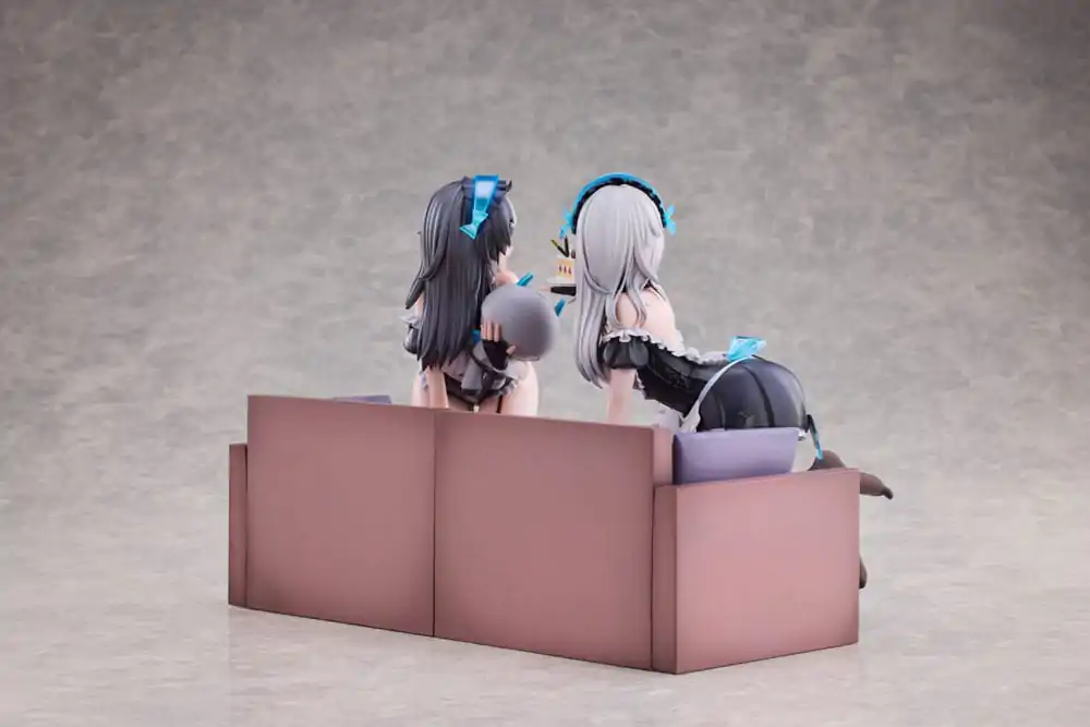 Snowbreak Containment Zone PVC Statues 2-Pack 1/6 Cherno &amp; Meursault Apprentice Maid Ver. Deluxe Edition 19 cm product photo