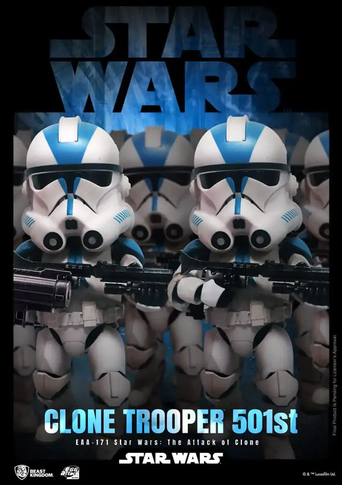 Star Wars Egg Attack Action Figure Clone Trooper 501st 16 cm product photo