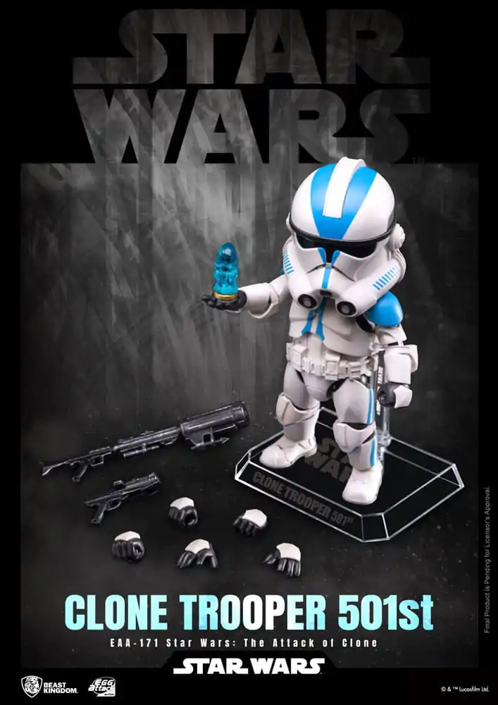 Star Wars Egg Attack Action Figure Clone Trooper 501st 16 cm product photo