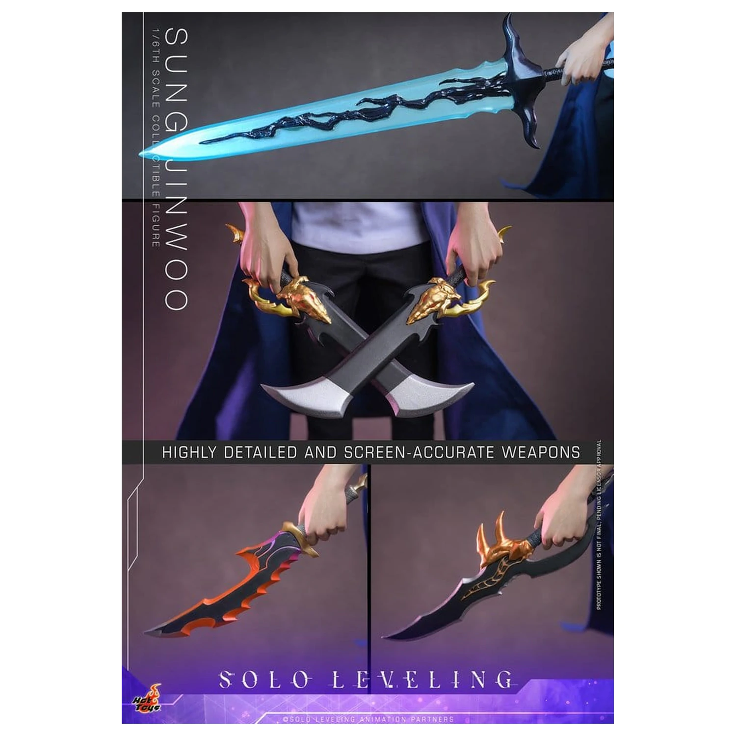 Solo Leveling Action Figure 1/6 Sung Jinwoo 32 cm product photo