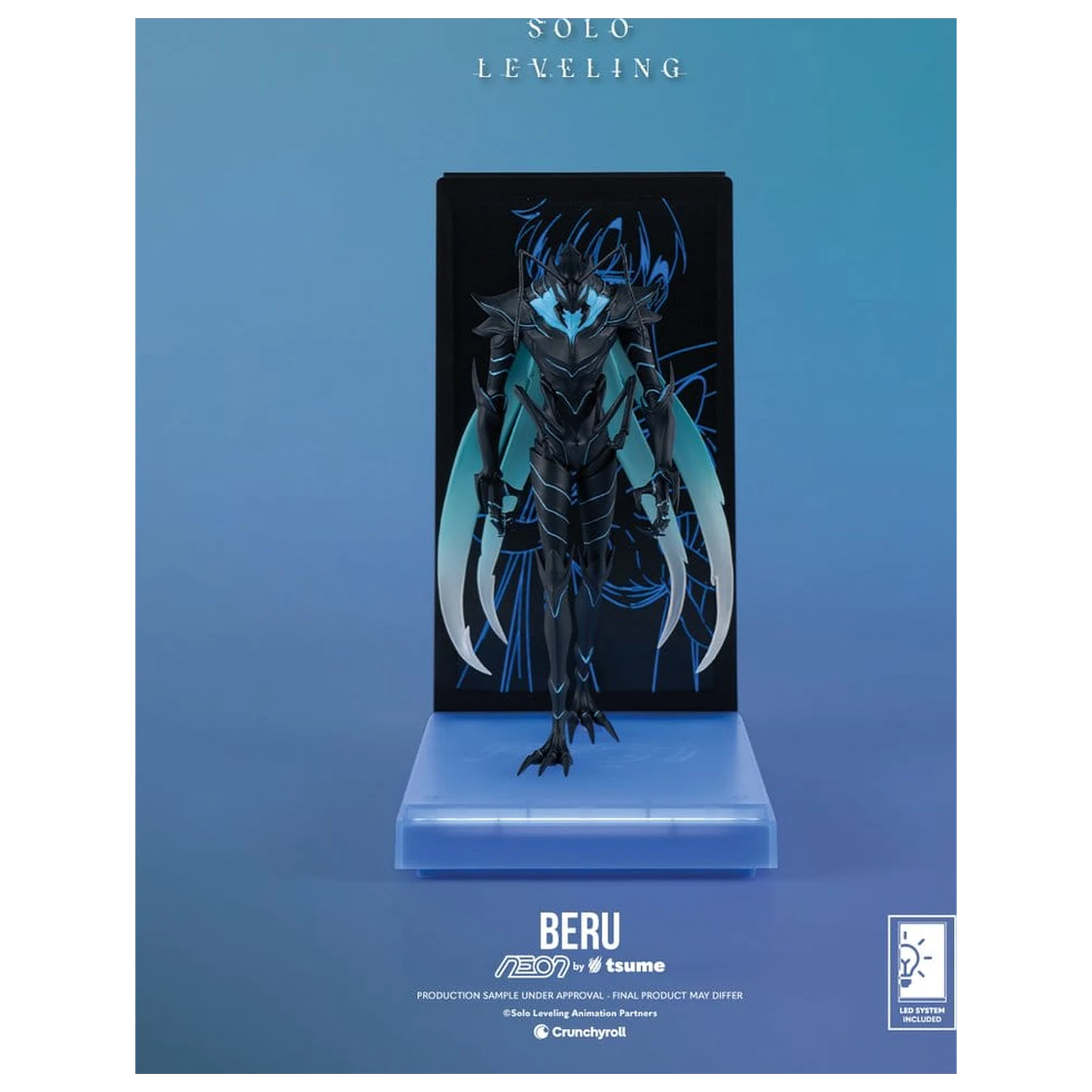 Solo Leveling Neon Figure 1/9 Beru 20 cm product photo