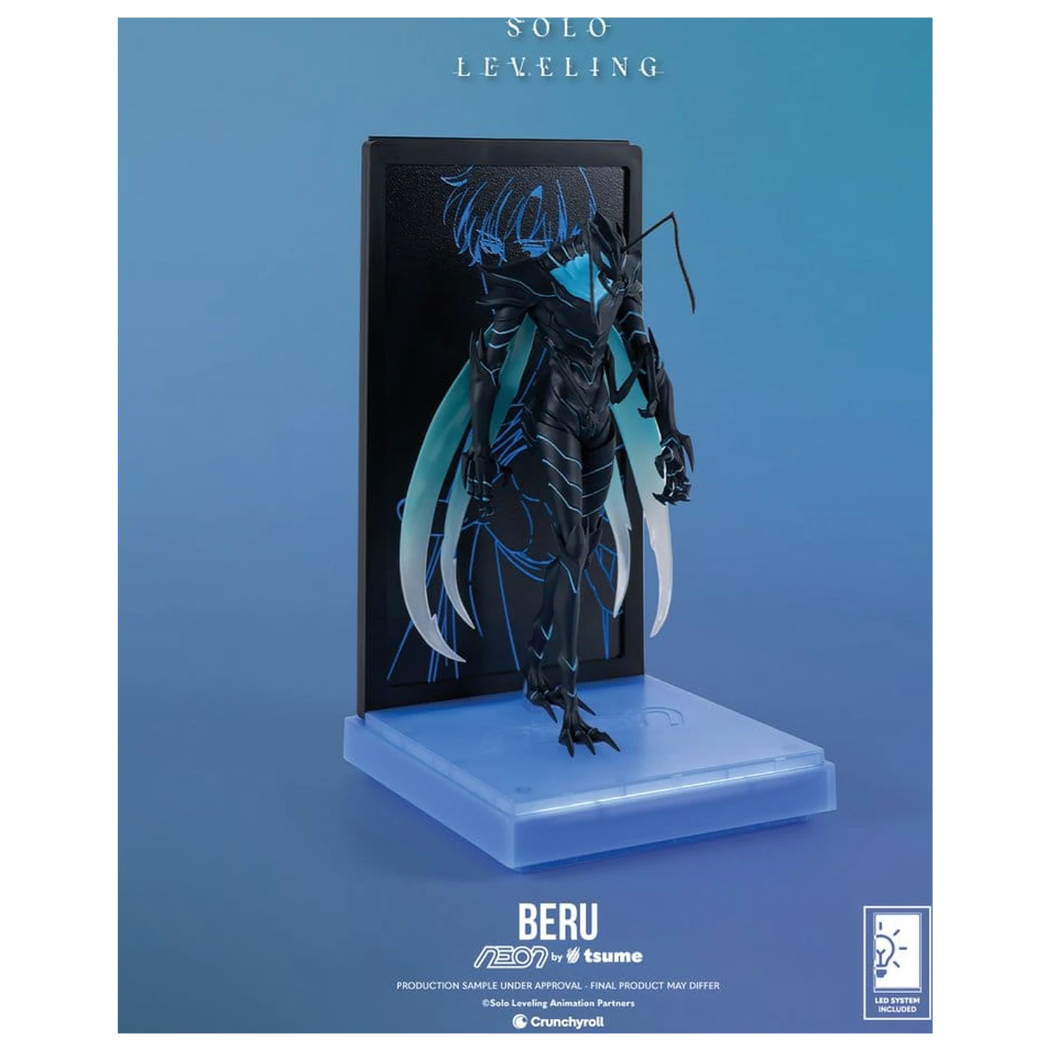 Solo Leveling Neon Figure 1/9 Beru 20 cm product photo