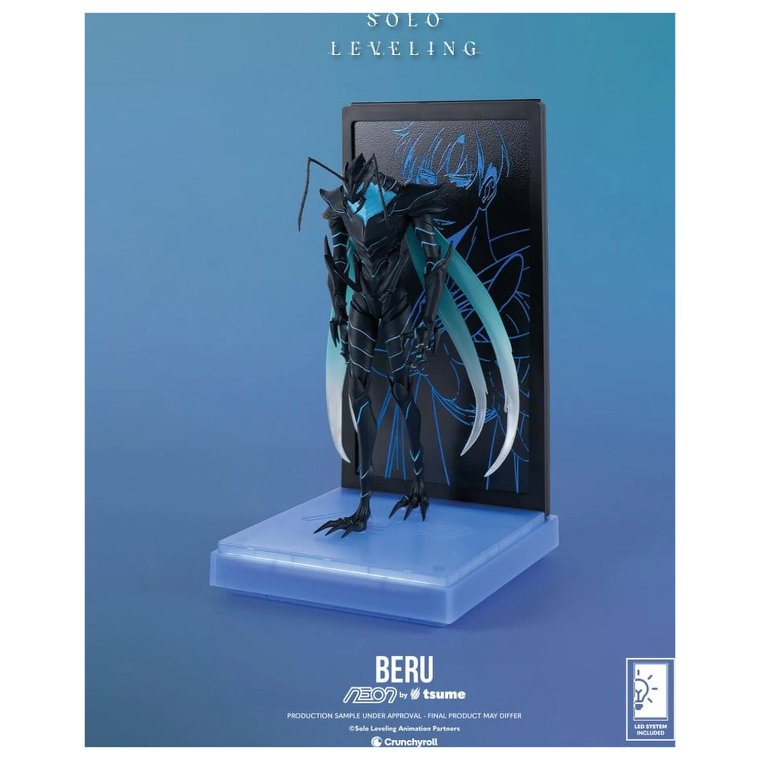 Solo Leveling Neon Figure 1/9 Beru 20 cm product photo