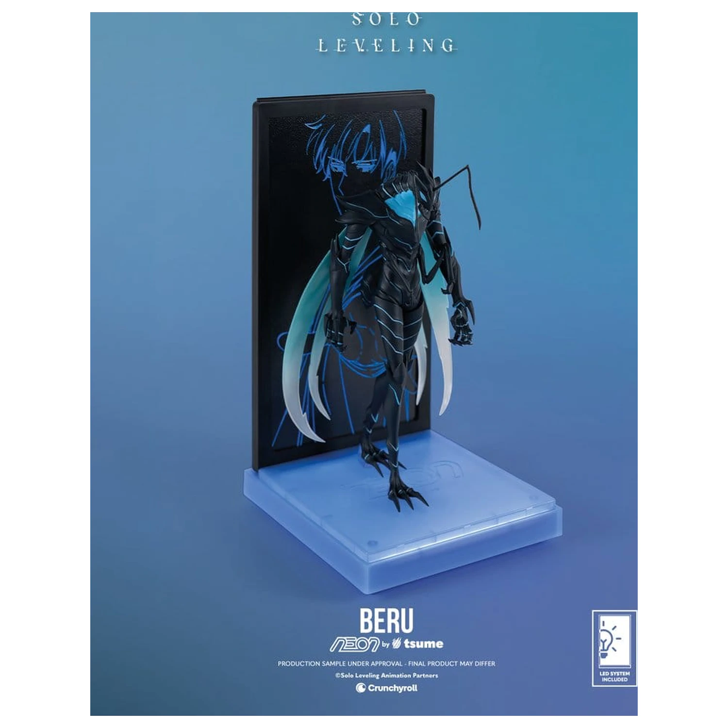 Solo Leveling Neon Figure 1/9 Beru 20 cm product photo