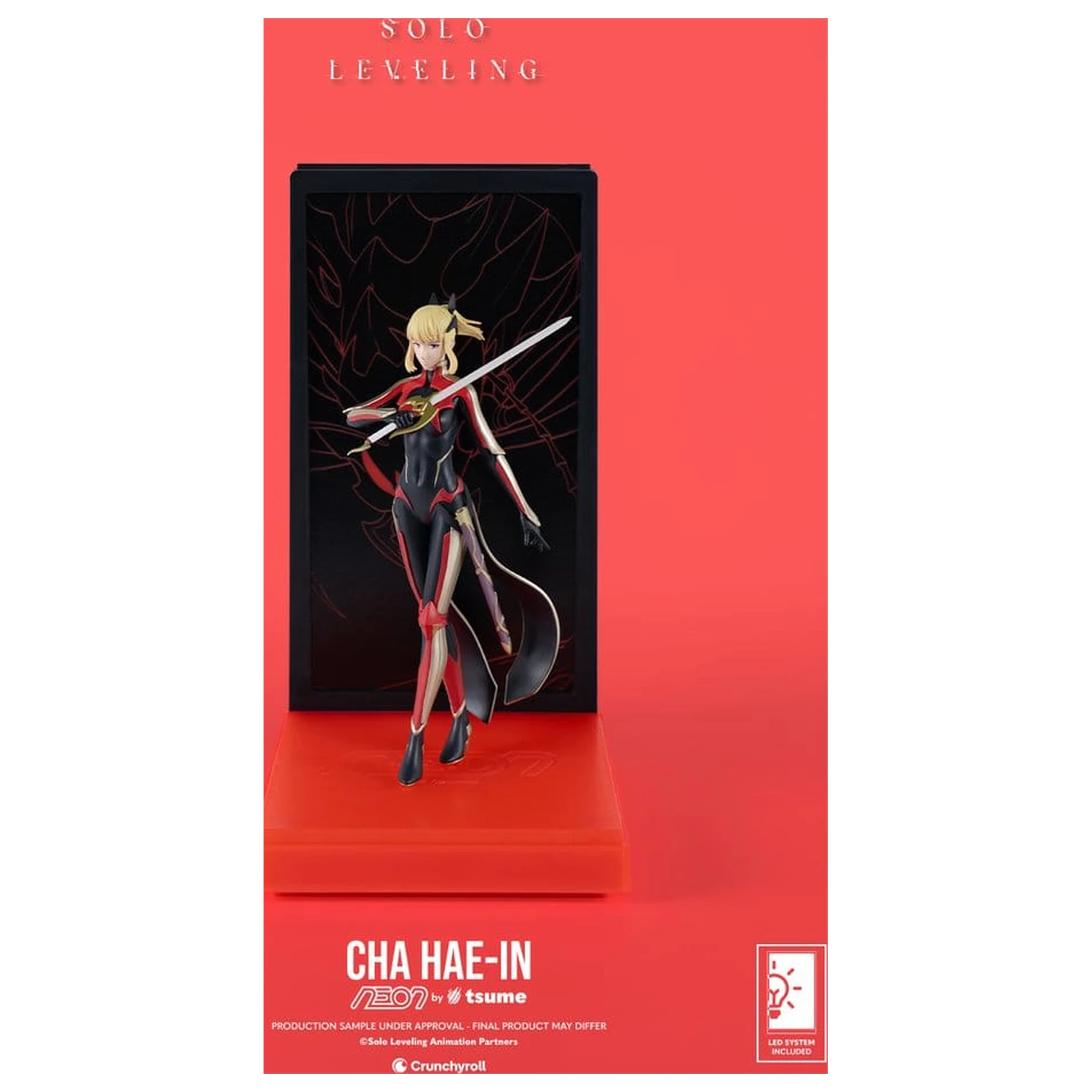 Solo Leveling Neon Figure 1/9 Cha Hae-In 20 cm product photo